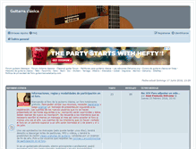 Tablet Screenshot of guitarraclasicadelcamp.com